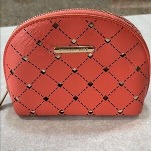 Michael Kors Coral Color Women's Cosmetic Bag